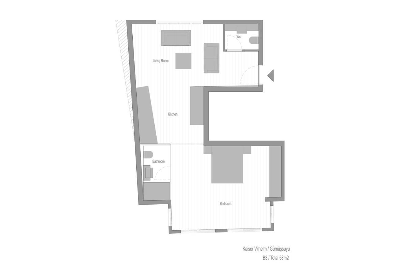 X Flats Vilhelm Apartment Истанбул Екстериор снимка